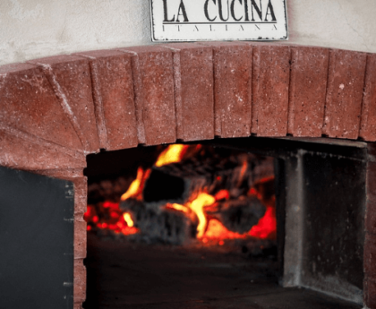 italian wood fire pizza oven