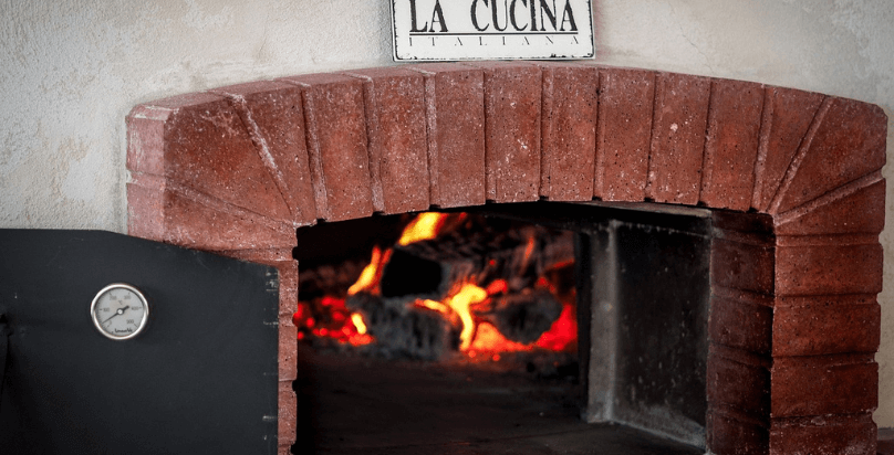 italian wood fire pizza oven