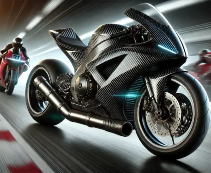 carbon fibre motorbike