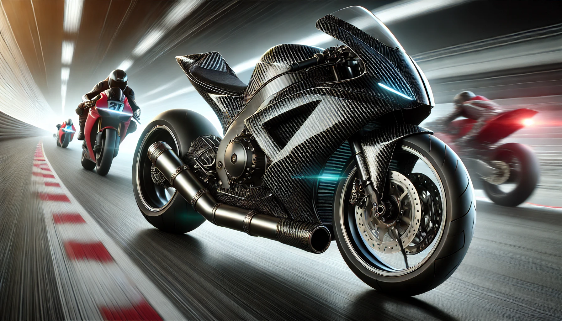 carbon fibre motorbike