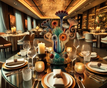 murano glass centerpieces